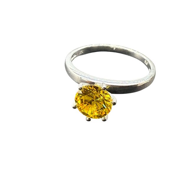 STS 925 Sterling Interchangeable Pink Green Red Purple Yellow Stones Ring Size 1 - Picture 2 of 5